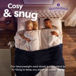 Slumberdown Wonderful Wool Lightweight Duvet in White - Size: Double - thumbnail 6