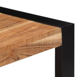 Berkfield Home Coffee Table 60x60x40 cm Solid Acacia Wood in Brown - Size: 60 x 60 x 40 cm - thumbnail 6