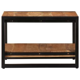 Berkfield Home Coffee Table 60x60x40 cm Solid Acacia Wood in Brown - Size: 60 x 60 x 40 cm - thumbnail 3