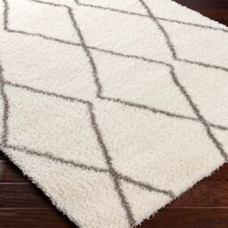 Livabliss Cloudy Shag-Modern Ivory Grey Soft Plush Pile Living Bedroom Rug - Size: 160 cm x 215 cm - thumbnail 6