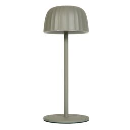 Lighting Collection Ella Outdoor Rechargeable Table Lamp - Grey - thumbnail 3