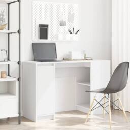 Berkfield Home Durable Desk White 120x42x76 cm Engineered Wood - Size: 120 x 42 x 76 cm - thumbnail 2