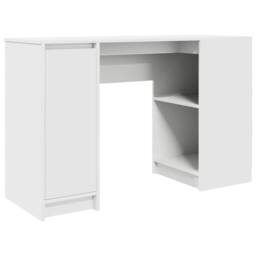 Berkfield Home Durable Desk White 120x42x76 cm Engineered Wood - Size: 120 x 42 x 76 cm - thumbnail 3