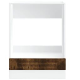 Berkfield Home Oven Cabinet Kalmar Smoked Oak Engineered Wood in Brown - thumbnail 4