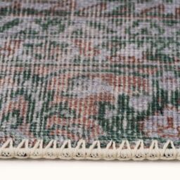 Kukoon Washable Runner Rug Green Mandala Long Hallway Carpet Mat 60cm x 240cm in Light Green - Size: 60 cm x 240 cm - thumbnail 4