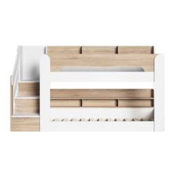 Flair Zeno Staircase Low Bunk with Storage in Light Oak - Size: Single - thumbnail 5
