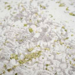 Kukoon Olive Green Grey Distressed Tweed Embossed Rug in Dark Olive - Size: 120 cm x 170 cm - thumbnail 4
