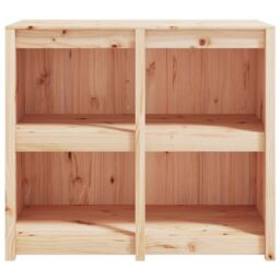 Berkfield Home Outdoor Kitchen Cabinet 106x55x92 cm Solid Wood Pine in Brown - Size: 106 x 55 x 92 cm - thumbnail 4