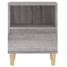Berkfield Home Bedside Cabinet Grey Sonoma 40x35x50 cm - Size: 40 x 35 x 50 cm - thumbnail 6