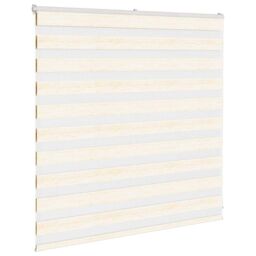 Berkfield Home Zebra Blind Marble Beige 145x100 cm Fabric Width 140.9 cm Polyester - thumbnail 3