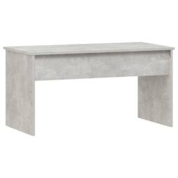 Berkfield Home Coffee Table Concrete Grey 102x50.5x52.5 cm Engineered Wood - thumbnail 3