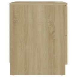 Berkfield Home Bedside Cabinets 2 pcs Sonoma Oak 40x40x50 cm Engineered Wood in Brown - Size: 40 x 40 x 50 cm - thumbnail 5