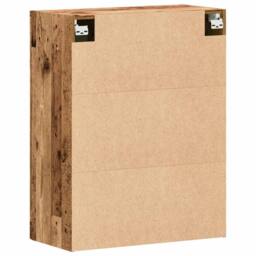 Berkfield Home Wall Mounted Cabinet Old Wood 69.5x34x90 cm Engineered Wood in Brown - thumbnail 6