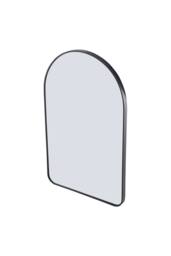 Living and Home Aluminium Alloy Framed HD Float Glass Bathroom Mirror in Black - thumbnail 2