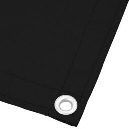 Berkfield Home Balcony Screen Black 120x1000 cm 100% Polyester Oxford - thumbnail 4