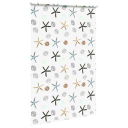 Berkfield Home Shower Roller Blind 150x240 cm Fabric Width 146 cm in White - thumbnail 4