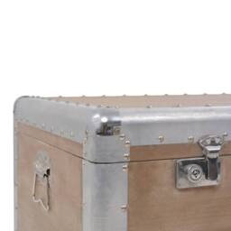 Berkfield Home Storage Box Solid Fir Wood 91x52x40 cm Brown - Size: 91 x 52 x 40 cm - thumbnail 7