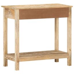 Berkfield Home Console Table 80x35x74 cm Solid Mango Wood in Brown - Size: 80 x 35 x 74 cm - thumbnail 4