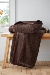 Catherine Lansfield 'So Soft Velvet Boucle' Blanket Throw in Chocolate - Size: 130 cm x 170 cm - thumbnail 1