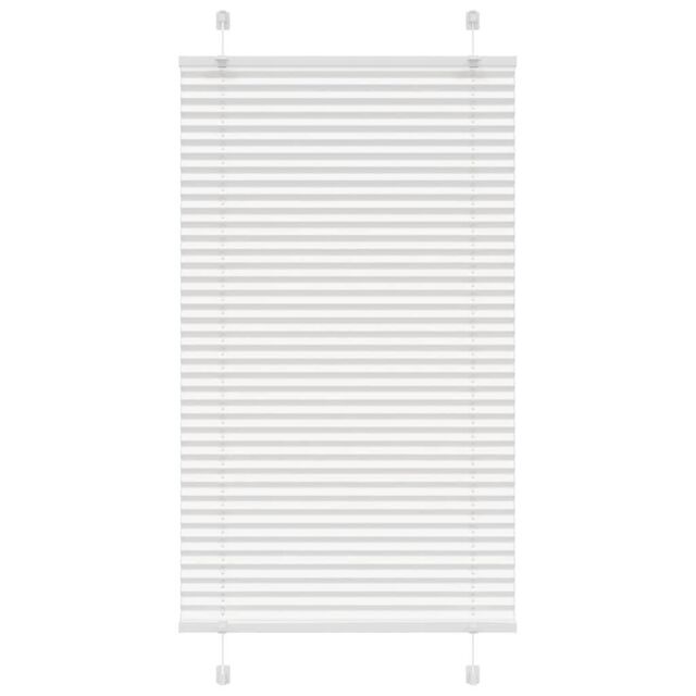 Berkfield Home Pleated Blind White 70x150 cm Fabric Width 69.4 cm Polyester - image 1