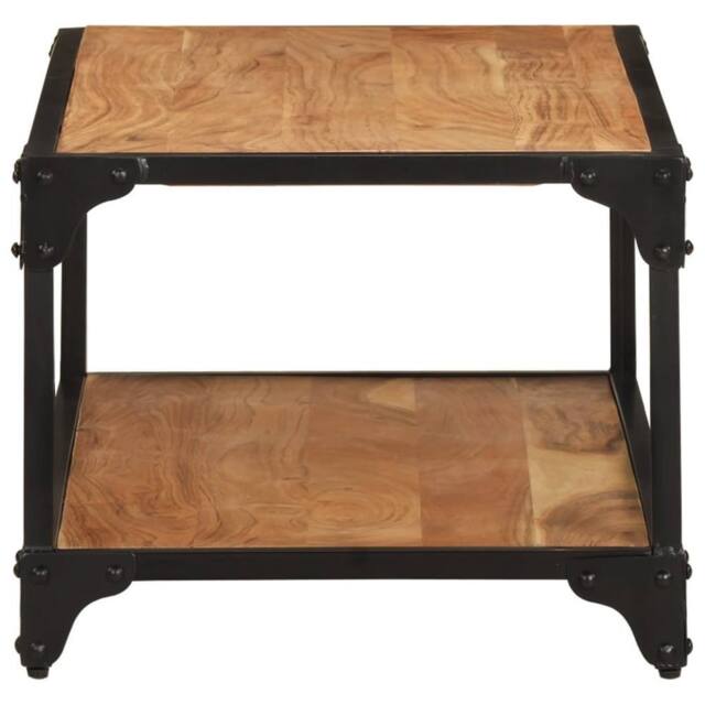 Berkfield Home Beautiful Coffee Table 90x45x35 cm Solid Acacia Wood in Brown - Size: 90 x 45 x 35 cm - image 1