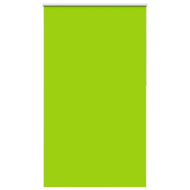 Berkfield Home Roller Blind Blackout Leaves Green 140x210 cm Fabric Width 136.6 cm Polyester - image 1