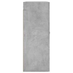 Berkfield Home Wall Mounted Cabinet Concrete Grey 69.5x34x90 cm - thumbnail 8