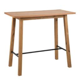 netfurniture Belgravia Bar Table in Oak in Brown
