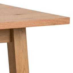 netfurniture Belgravia Bar Table in Oak in Brown - thumbnail 7