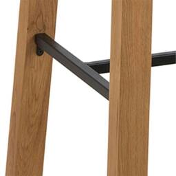 netfurniture Belgravia Bar Table in Oak in Brown - thumbnail 9