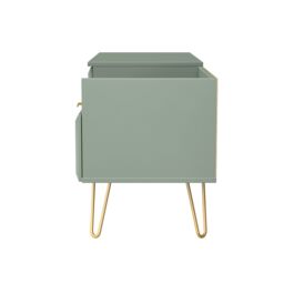 Ready Assembled 2 U Metro 2 Drawer Coffee TV Unit (Ready Assembled) in Pale Green - thumbnail 3