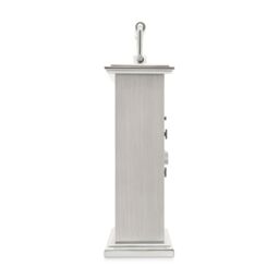 Acctim Gainsborough Mantel Clock Quartz Polished Metal Carriage Clock Energy Efficient Movement in Silver - thumbnail 6