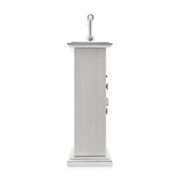 Acctim Gainsborough Mantel Clock Quartz Polished Metal Carriage Clock Energy Efficient Movement in Silver - thumbnail 5