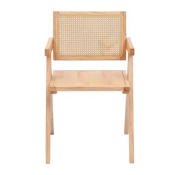 Nordlys Scandinavian Solid Wood Dining Room Chair in Light Brown - thumbnail 3