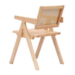 Nordlys Scandinavian Solid Wood Dining Room Chair in Light Brown - thumbnail 6