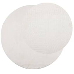 Berkfield Home Rug IZA Short Pile Scandinavian Look Cream √ò 100 cm - Size: Medium - thumbnail 1
