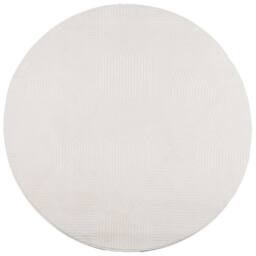 Berkfield Home Rug IZA Short Pile Scandinavian Look Cream √ò 100 cm - Size: Medium - thumbnail 3