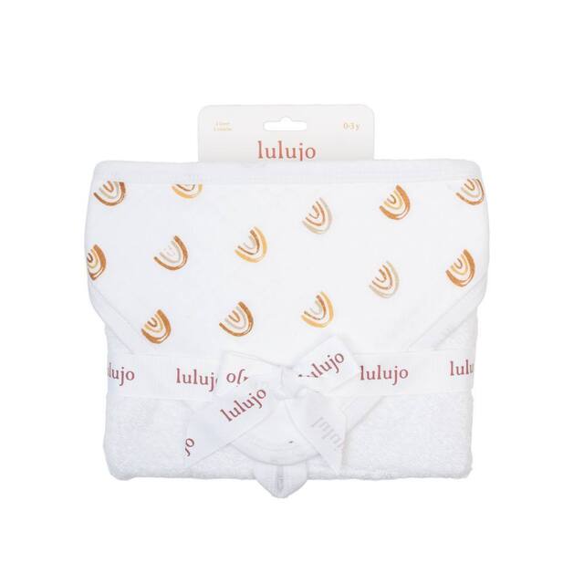 Lulujo Hooded Towel- Rainbow - image 1