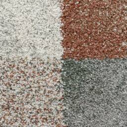 The Rug Shop UK Multi Modern Shaggy Easy to clean Machine Made Chequered Area Rug - Size: 160 cm x 230 cm - thumbnail 2