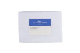 The Linen Consultancy 'TLC 5 Star Hotel Concept' Terry Waterproof PU Mattress & Pillow Protector Set in White - Size: King - thumbnail 5