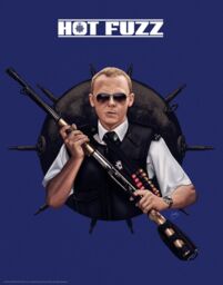 "Hot Fuzz Limited Edition 14x11"" Art Print in Blue" - thumbnail 2