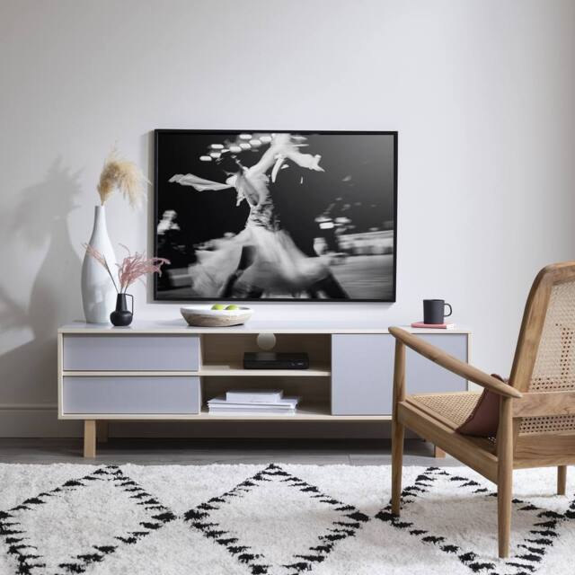 Nöa and Nani Järstorp TV Unit in Grey & Oak Finish - image 1