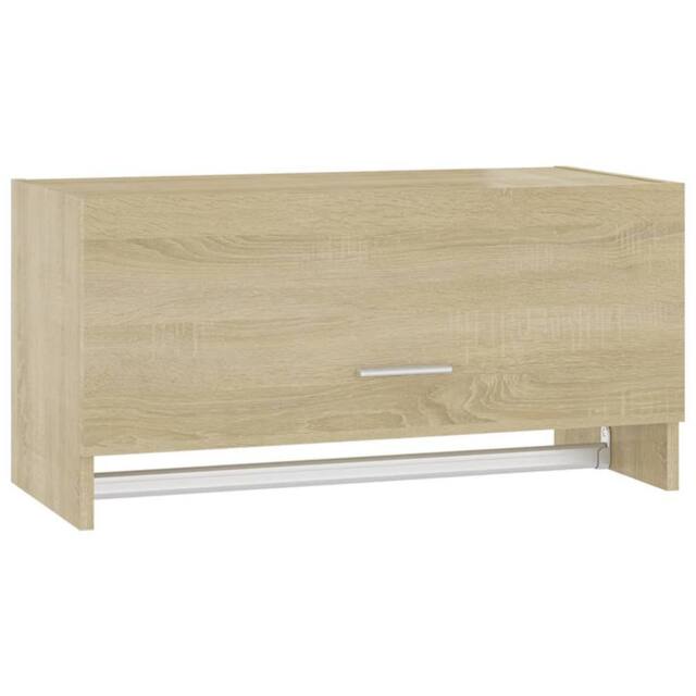 Berkfield Home Wardrobe Sonoma Oak 70x32.5x35 cm Engineered Wood in Light Brown - image 1
