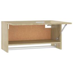 Berkfield Home Wardrobe Sonoma Oak 70x32.5x35 cm Engineered Wood in Light Brown - thumbnail 6