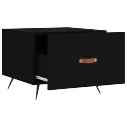Berkfield Home Decorative Coffee Tables 2 pcs Black 50x50x40 cm Engineered Wood - Size: 50 x 50 x 40 cm - thumbnail 7