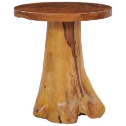 Berkfield Home Coffee Table 40x40 cm Solid Teak Wood in Brown - thumbnail 2
