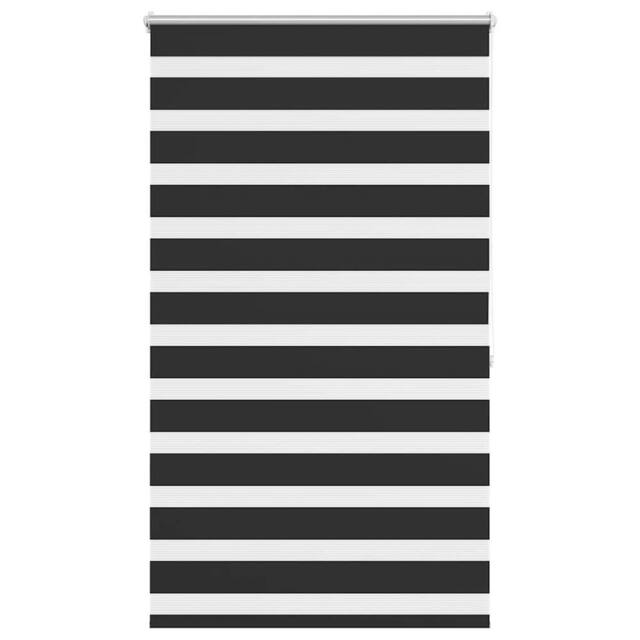 Berkfield Home Zebra Blind 100 x 175 cm Black - image 1