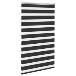 Berkfield Home Zebra Blind 100 x 175 cm Black - thumbnail 4