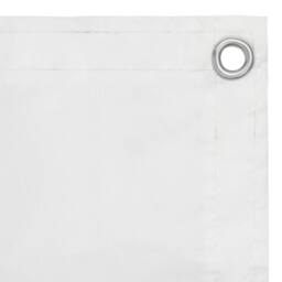 Berkfield Home Balcony Screen White 120x300 cm Oxford Fabric - thumbnail 1