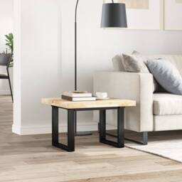 Berkfield Home Table Top Square 60x60x4 cm Solid Wood Acacia in Brown - Size: 60 x 60 x 4 cm - thumbnail 3